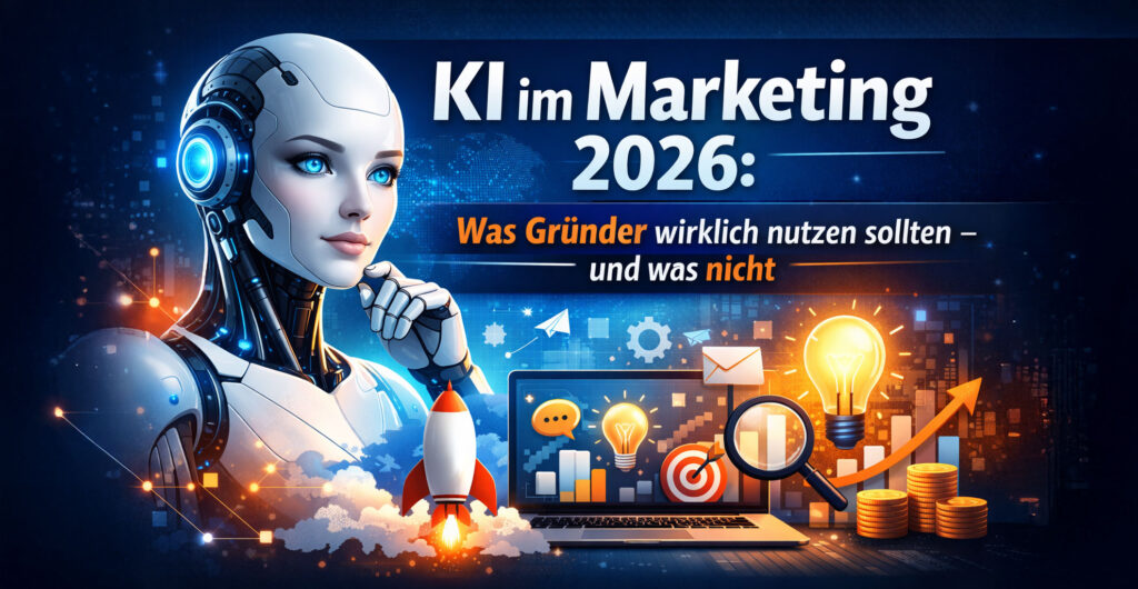 KI im Marketing 2026 clever einsetzen: Gründer & KMU erfahren, wie KI Marketing unterstützt